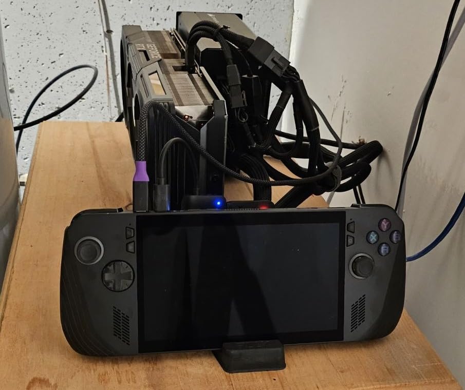 External GPU Dock Station, Mini eGPU Enclosure Only Compatible with Thunderbolt 3/4, USB4 40Gbps Graphics Card Dock Compatible with NVIDIA/AMD PCIe, PD 85W, Daisy Chain, DC/ATX/SFX/Flex Support customer photo 1
