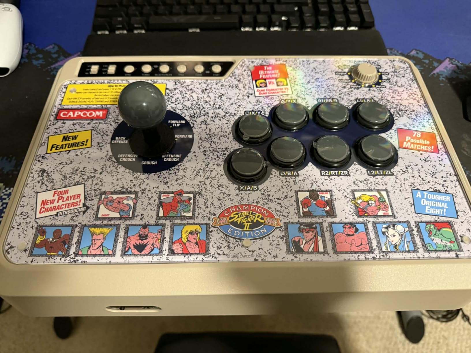 MAYFLASH Arcade Stick F700 Elite with Sanwa buttons and joystick for PS5, PS4, Switch/Switch 2, Windows, Apple, Android and more. Fighting Stick Support Wireless Bluetooth, 2.4G and Wired Connection customer photo 2