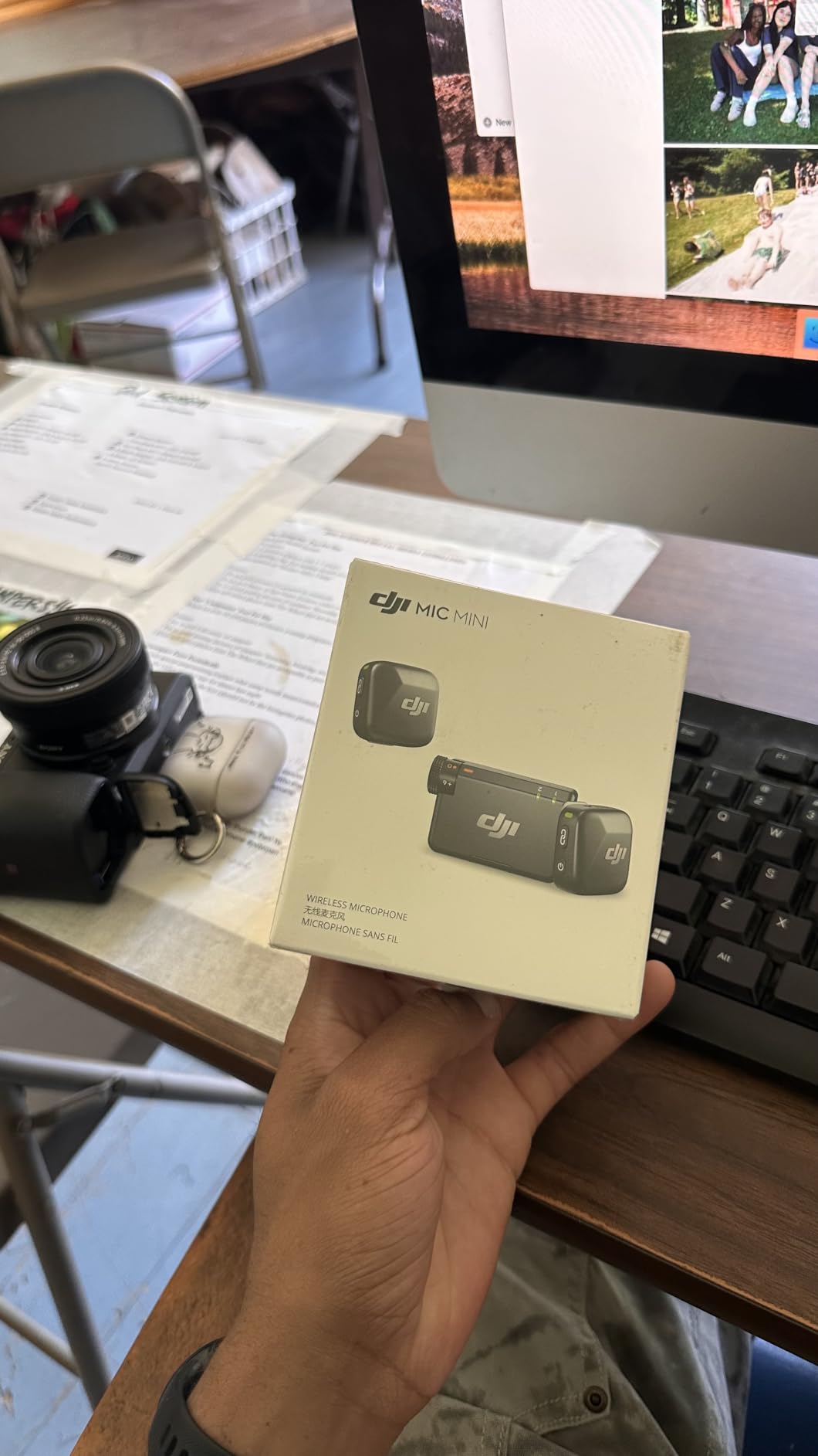DJI Mic Mini (2 TX + 1 RX + Charging Case), Ultralight, Detail-Rich Audio | 48h Use, Noise Cancelling, Automatic Limiting, Wireless Microphone for Camera/iPhone/Android, Vlog, Streaming customer photo 1