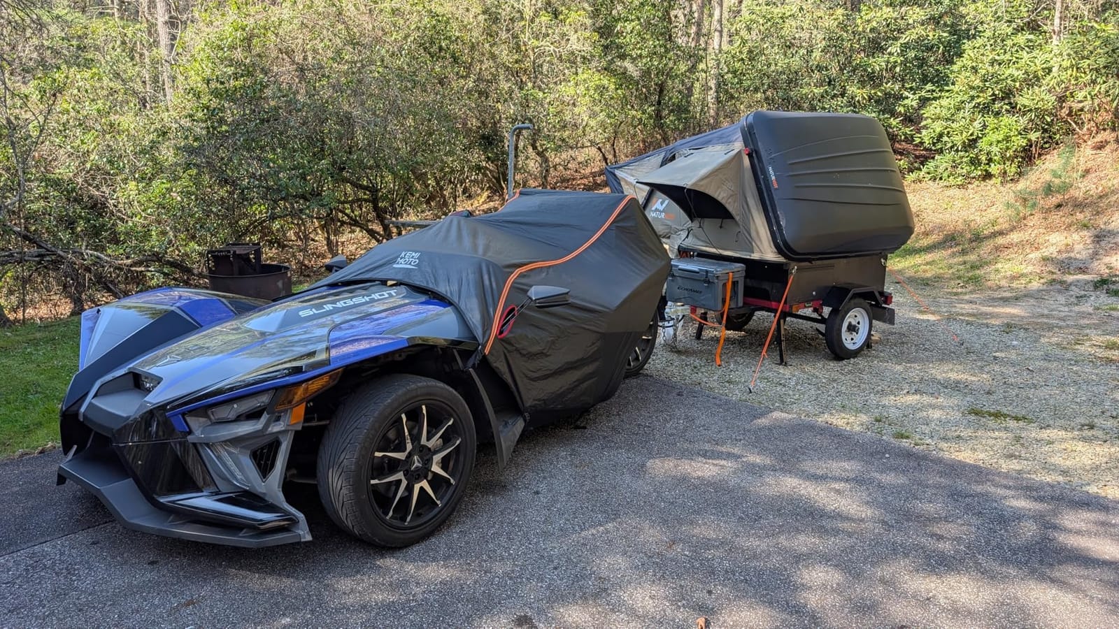 Naturnest Sirius 1 Hardshell Rooftop Tent, Clamshell Pop Up Car Roof Tent for 2-3 Person Camping, Waterproof UV-Resistant 4 Season Overland Tent for SUV, Truck, Jeep, Van, Trailer customer photo 1