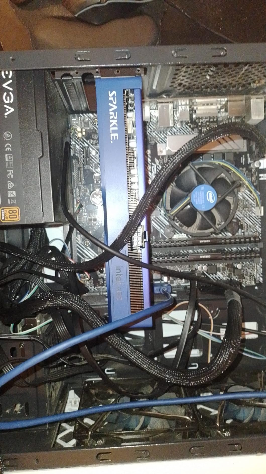 Sparkle Intel Arc B570 Guardian OC Graphics Card, 10GB GDDR6, Torn Cooling 2.0, Axial Fan, Breathing Light, Metal Backplate, SB570G-10GOC customer photo 1