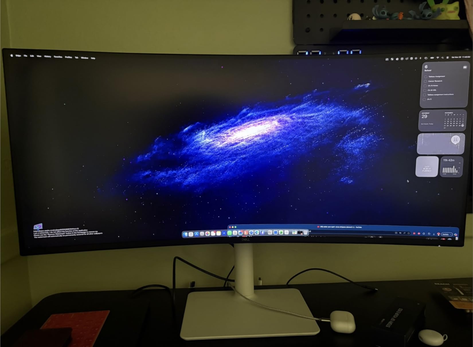 Dell 34 Plus USB-C Curved Monitor - S3425DW - 34-inch (3440 x 1440) up to 120 Hz 21:9 Display, VA Panel, AMD FreeSync Premium, 99% sRGB, 95% DCI-P3, Integrated Speakers, 3000:1 Contrast Ratio customer photo 1