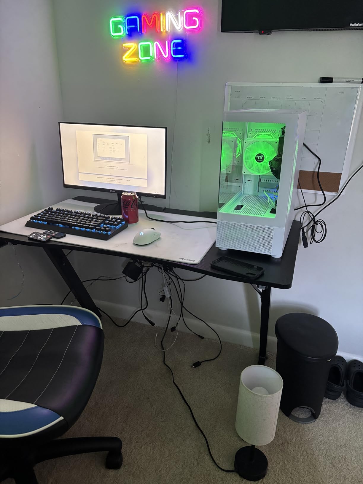 NINGMEI Gaming PC Desktop Computer,AMD Ryzen 5 5500 4.2 GHz,GeForce GTX 1660 Super 6GB,1TB NVMe SSD,16GB DDR4 3200MHz, Air Cooled Prebuilt,650W PSU,Windows 11 Home, Gamer PC, Black customer photo 1