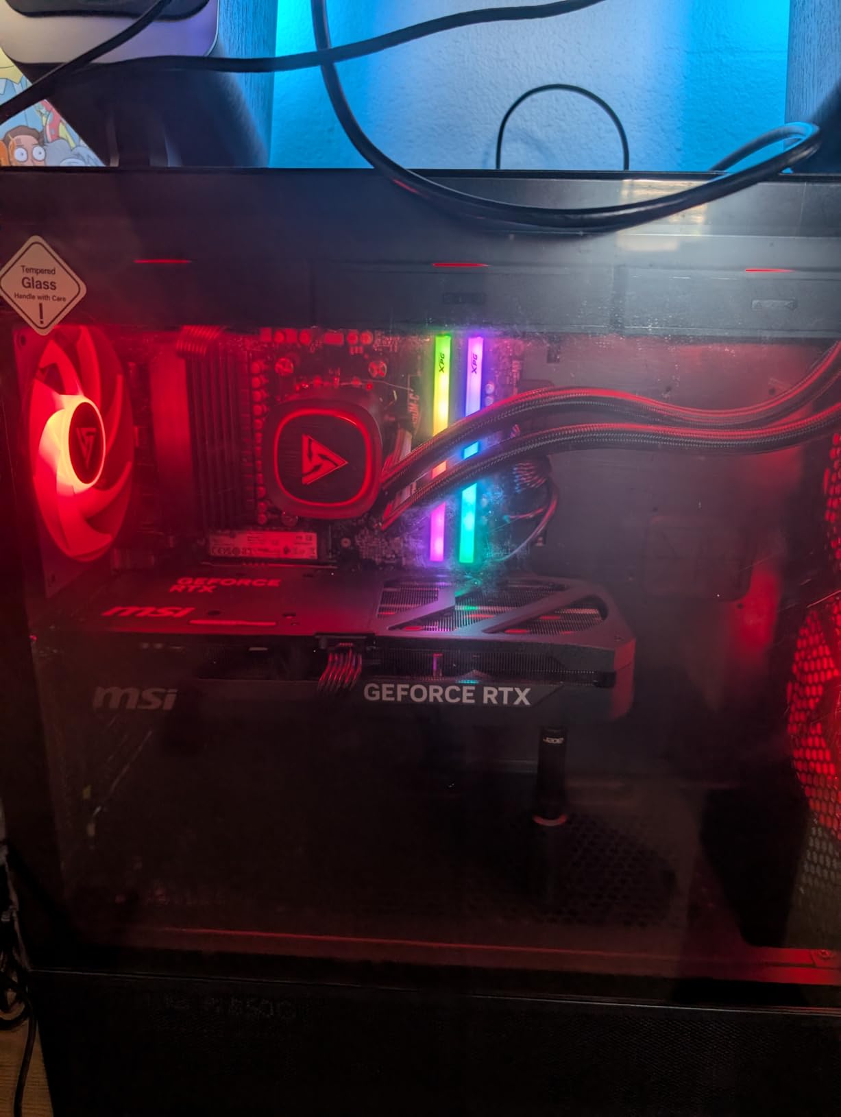 STORMCRAFT Skyhawk PRO Gaming PC RTX 5070 Ti R7 9800X3D 32GB DDR5 2TB SSD | AMD Ryzen 7 CPU 5.2GHz, 16GB GDDR7 VGA, RGB 6000MHz RAM, B850 Chipset, 360mm AIO, 850W Gold PSU, Win11 Home Prebuilt Desktop Gamer customer photo 1