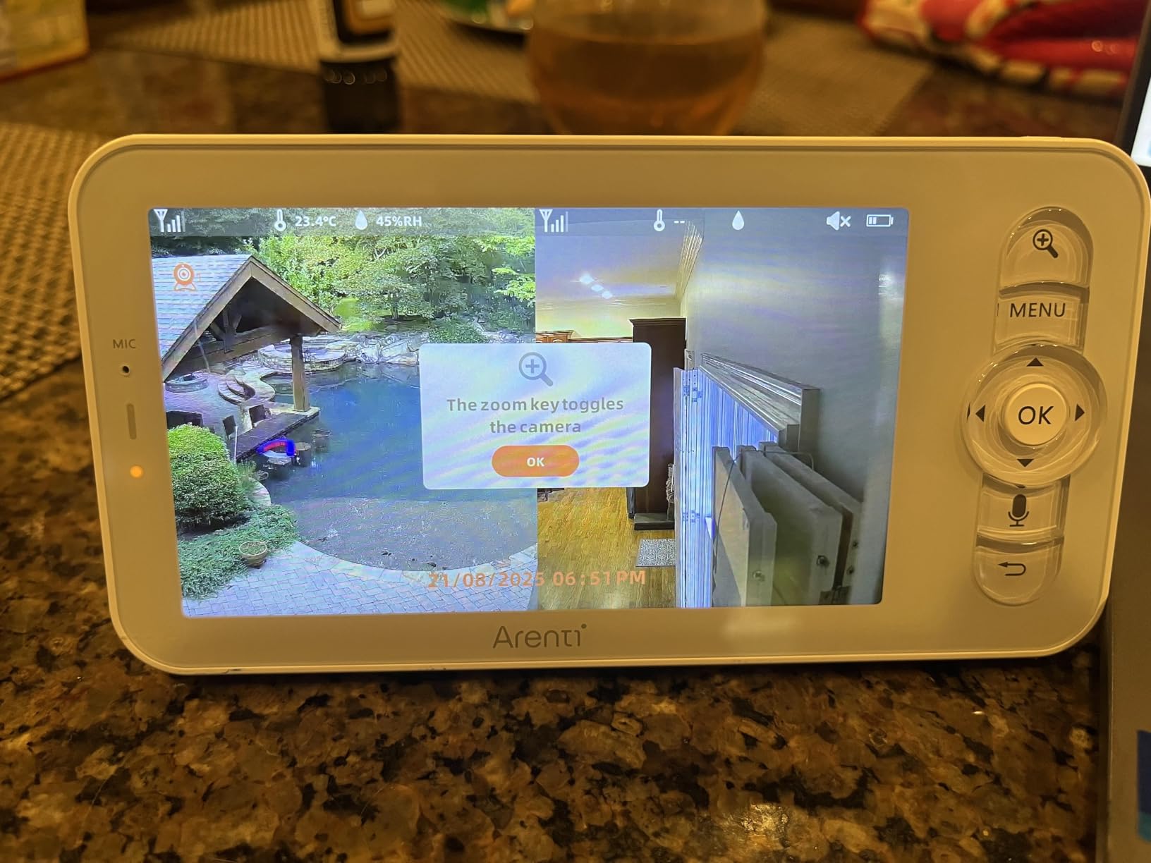 ARENTI WiFi Baby Camera Monitor B2 Kit 2026 Upgraded, 5-inch Wireless Display, Smartphone App, Encrypted Connection, Lullaby, Super Night Vision, Auto Tracking, Temp Sensor, Support Local Storage customer photo 1