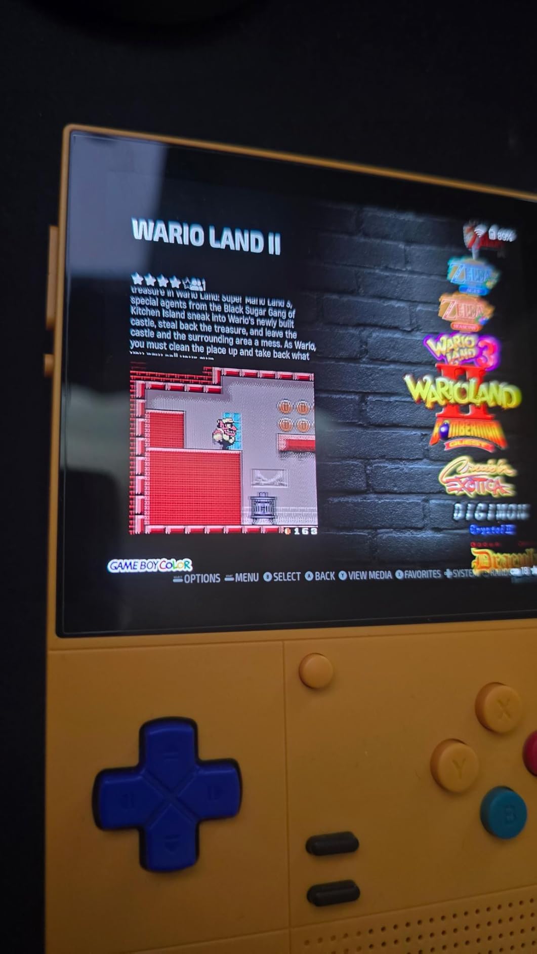 Retroid Pocket Classic Retro Handheld Game Console, 3.92