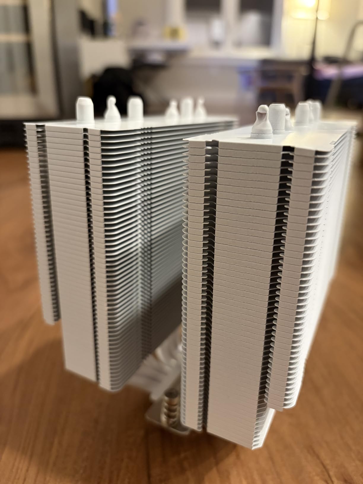 KINGCOOL Iron Wind 120 ARGB Dual Towers CPU Air Cooler for AMD Intel, White customer photo 2