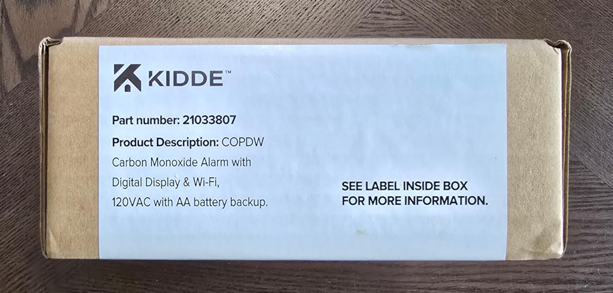 Kidde Smart Carbon Monoxide Detector, Plug-in & AA Battery Backup, COPDW customer photo 1