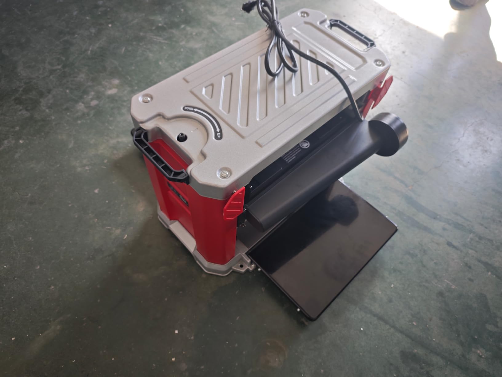 13-Inch Benchtop Thickness Planer, 15A Wood Planer with 4 HSS Blades, 2000W All Copper Motor, Overload Protection for Woodworking customer photo 2