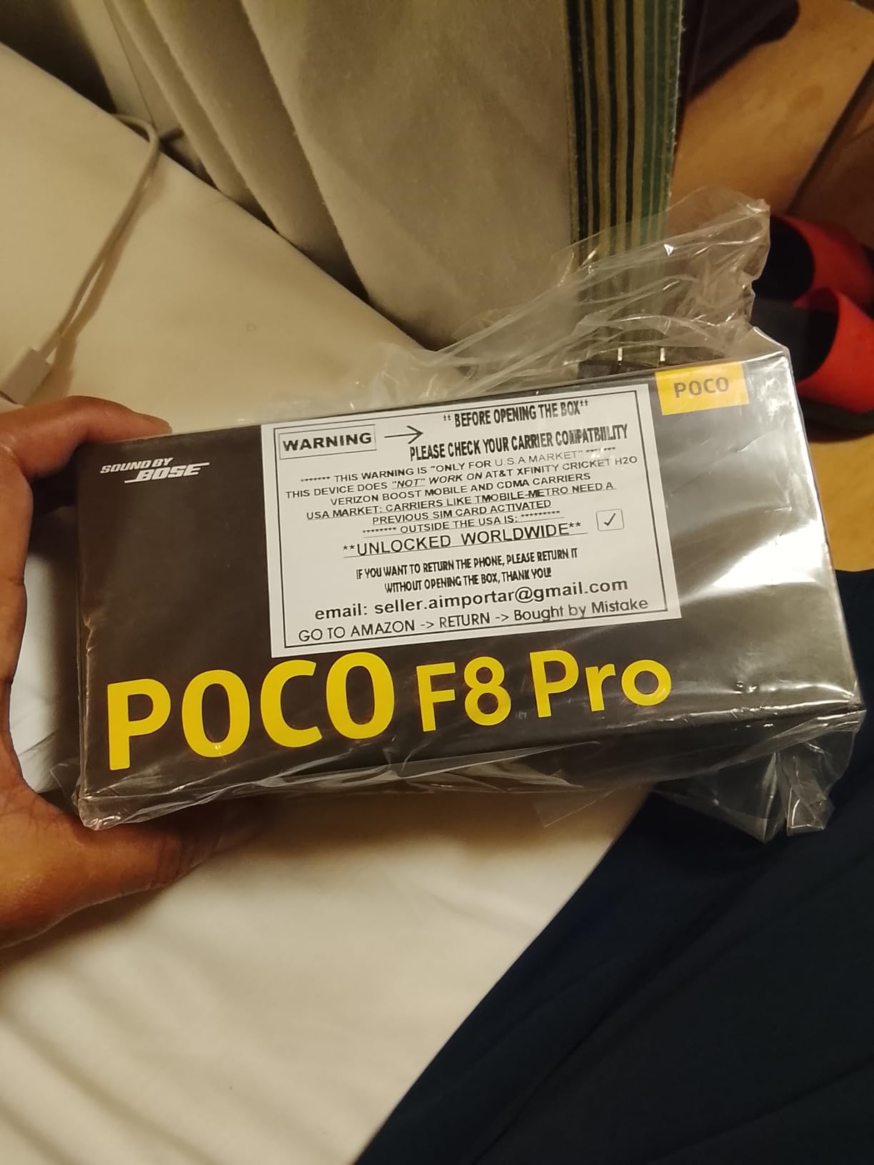 Poco F8 PRO 5G Ai (Compatible with Tmobile Mint Tello & Global) (512GB + 12GB) Ai 2K 6.59