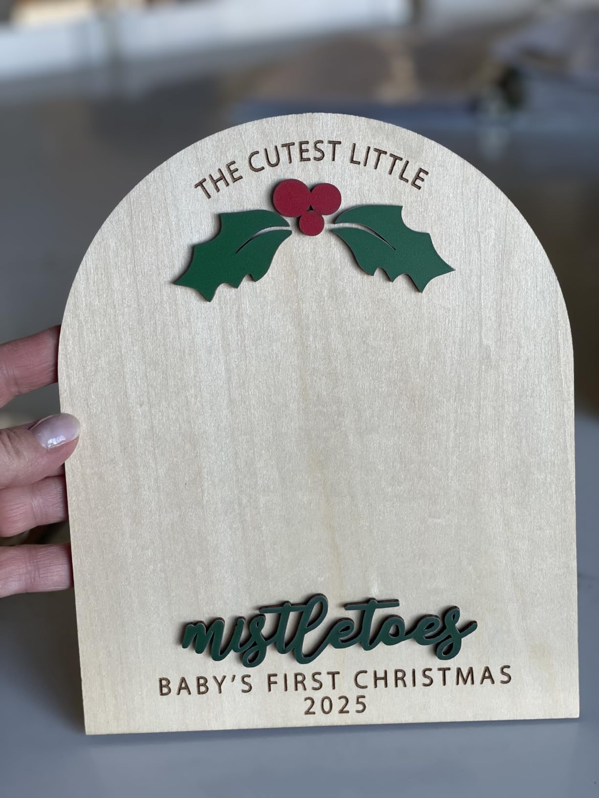 Grandpa Birthday & Christmas Gift, New Grandpa Keepsake from Grandkids, Handprint Memory Plaque for Grandfather customer photo 2