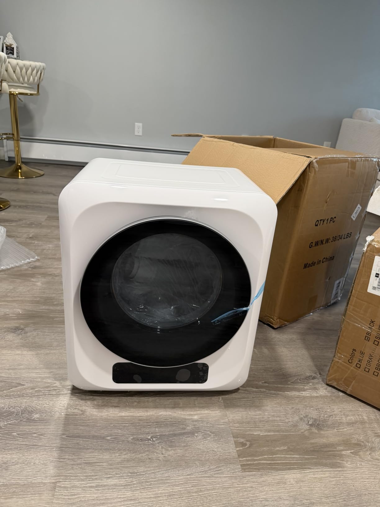 Auertech Portable Washer and Dryer Combo Set, 1.8 CU.FT Portable Clothes Dryers with Boot Dryer, 18 lbs Fully Automatic Washing Machine, Compact Washer and Dryer for Apartment, RV, Dorm, Blue customer photo 1