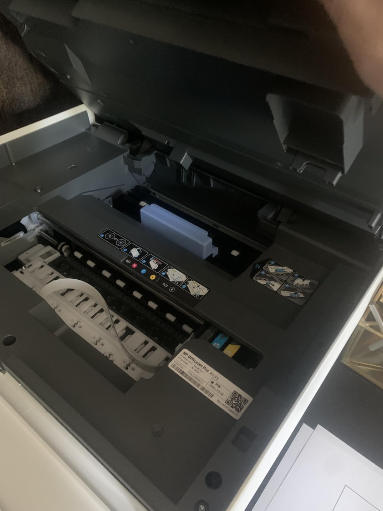 HP OfficeJet Pro 8135 Wireless All-in-One Color Inkjet Printer, Print, Scan, Copy, Fax, ADF, Duplex Printing Best-for-Home-Office, 3 Month Trial of Instant Ink Included, AI-Capable customer photo 2