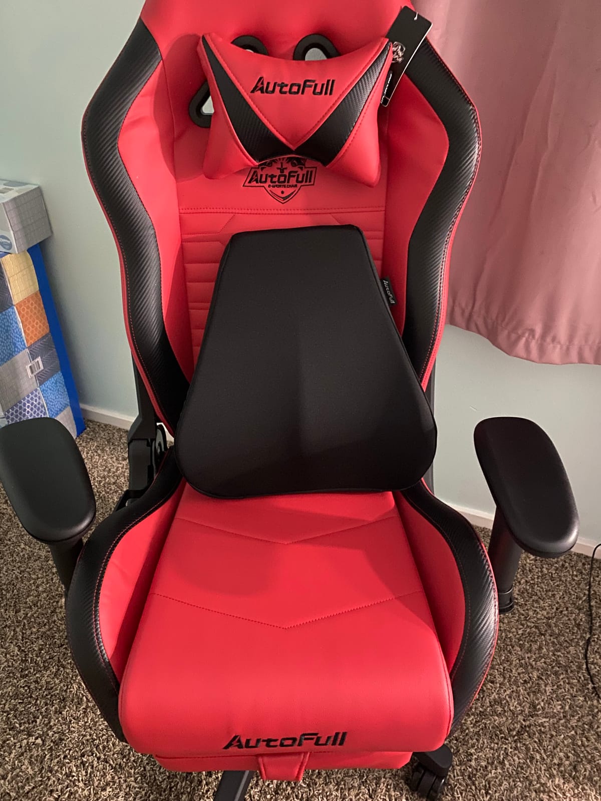 AutoFull M6 Gaming Chair with Climate Control Massage - Ventilated & Heated Seat, 3rd-Gen Active Lumbar Support, 360° Adjustable Armrests, Ergonomic Chair for Gamers & Home Office (Black) customer photo 1