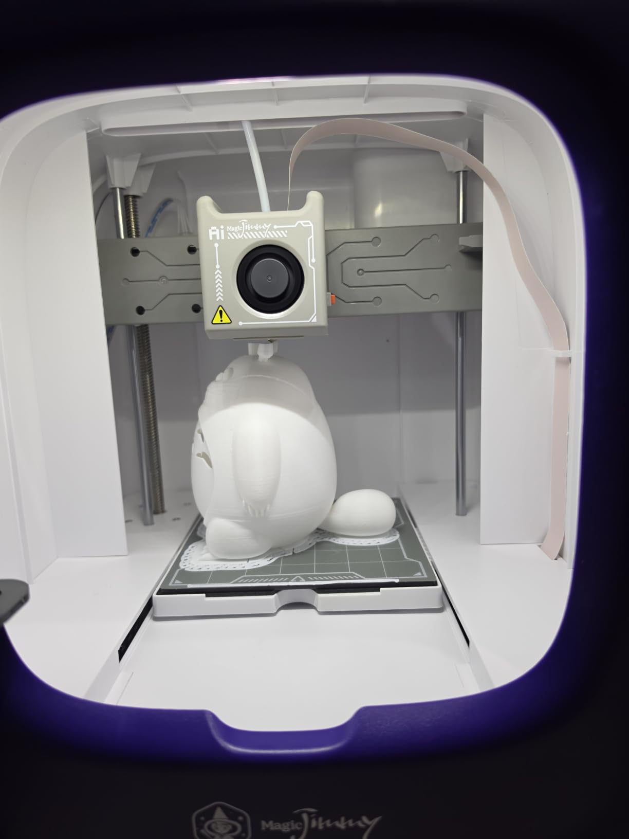 3D Printer for Kids, AI-Powered, Fully Assembled, STEM Gift | Safe Enclosed Design, 8,000+ Toy Models, 400mm/s Speed, Auto Leveling, Built-in Camera, For Boys & Girls, Home & School Use customer photo 2