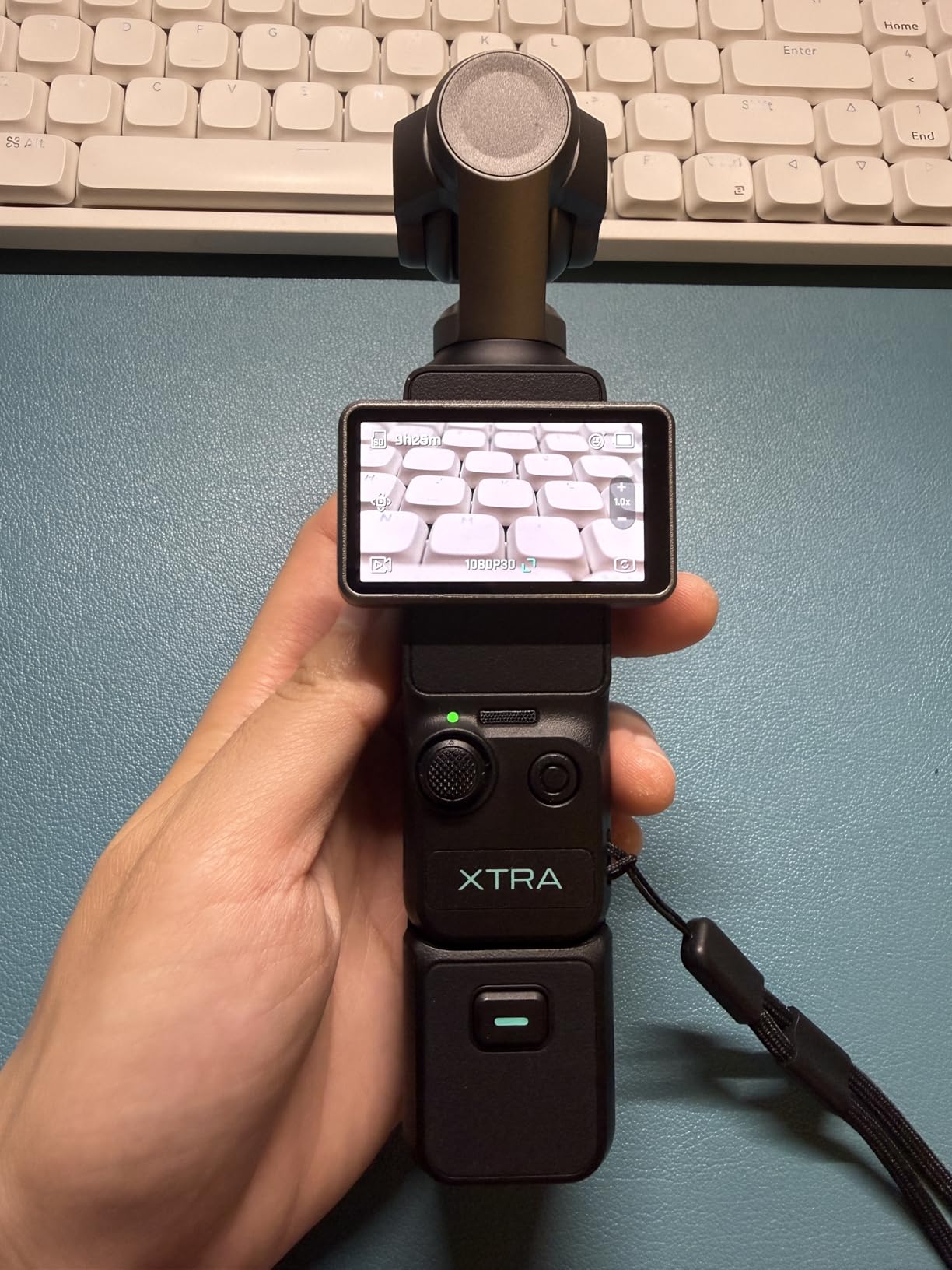 Xtra Muse with Mini Tripod Combo, Vlogging Camera with 1'' CMOS & 4K/120fps Videos, Pocket Camera with 3-Axis Gimbal Stabilizer, Fast Focusing customer photo 1