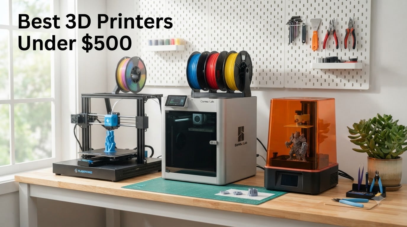 8 Best 3D Printers Under $500 (August 2026) Tested & Ranked