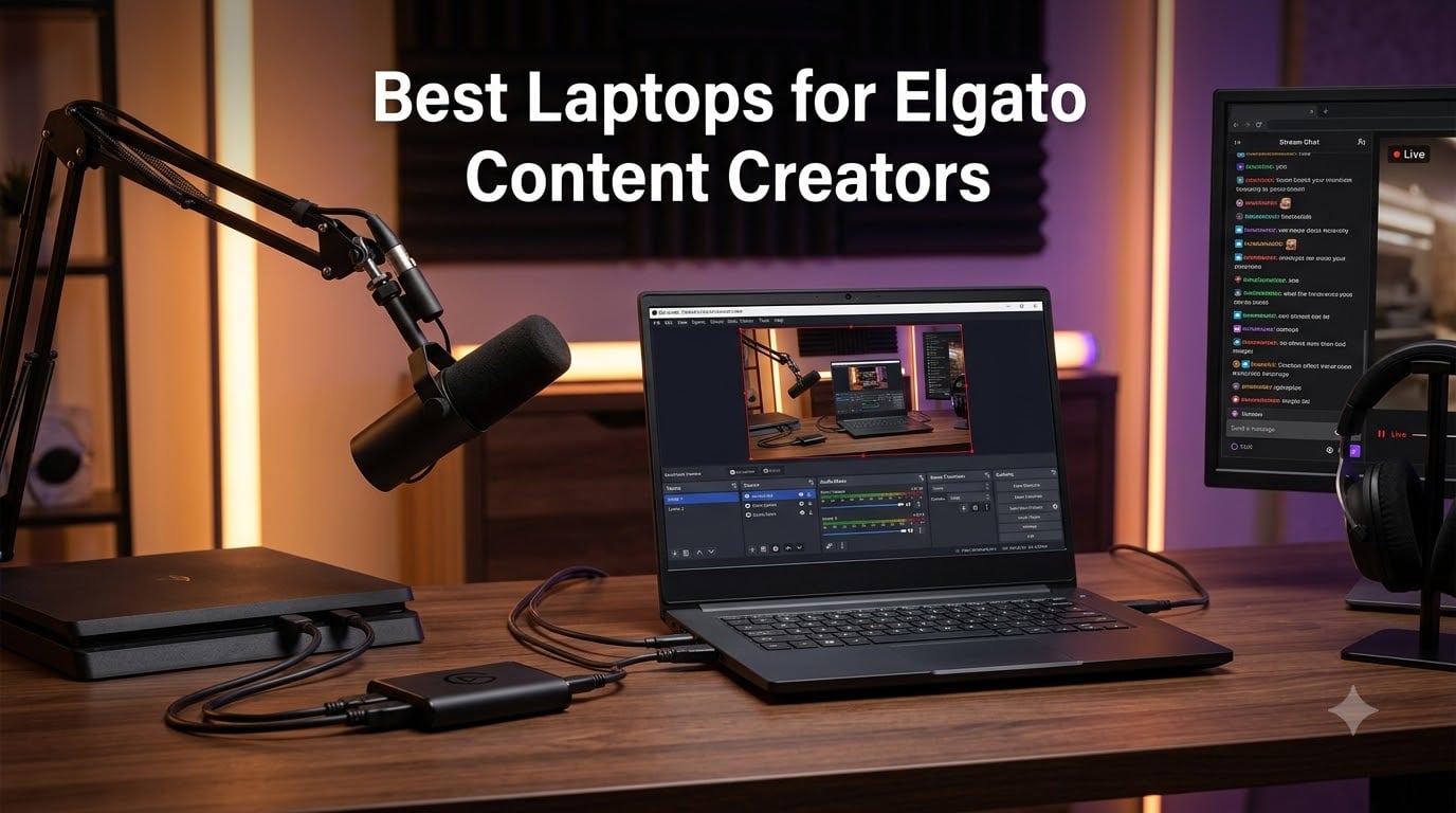Best Laptops for Elgato Content Creators (August 2026)