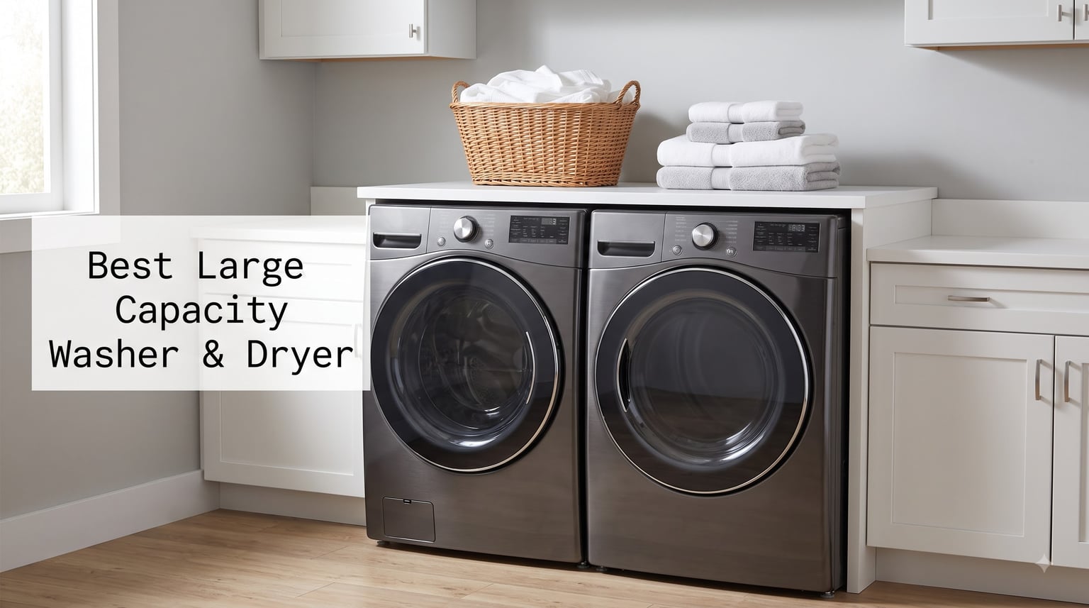 8 Best Large Capacity Washer and Dryer (August 2026) Tested Picks