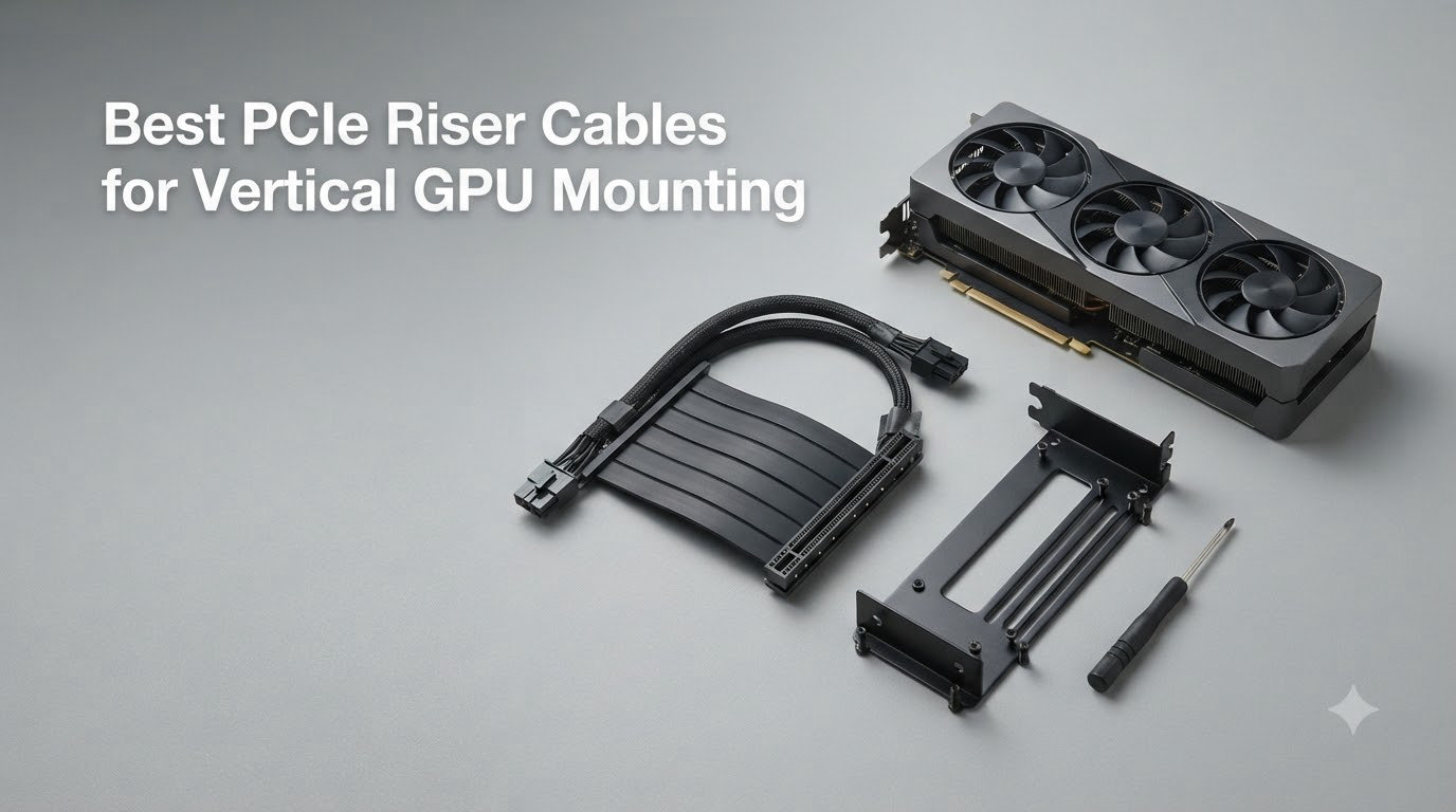 10 Best PCIe Riser Cables for Vertical GPU Mounting (August 2026)