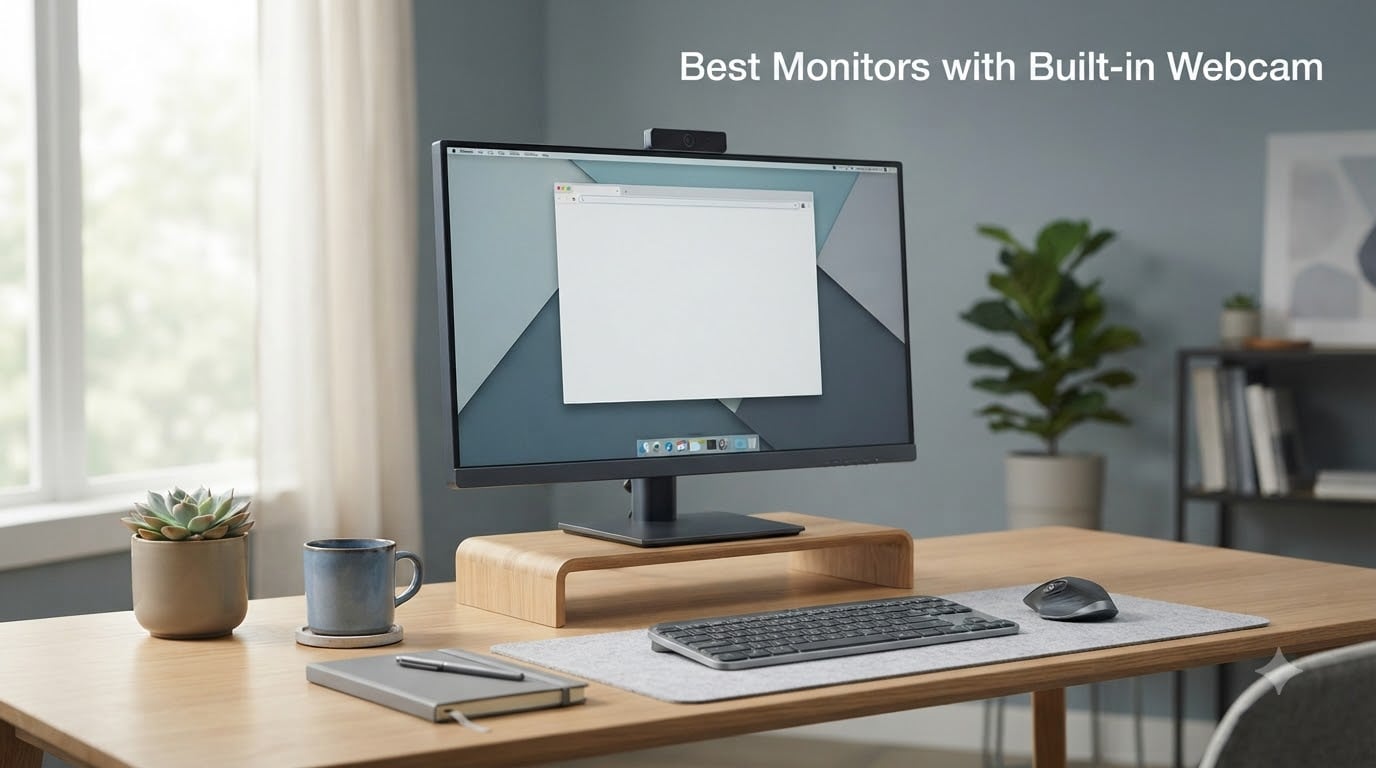 8 Best Monitors with Built-in Webcam (August 2026) – Guide