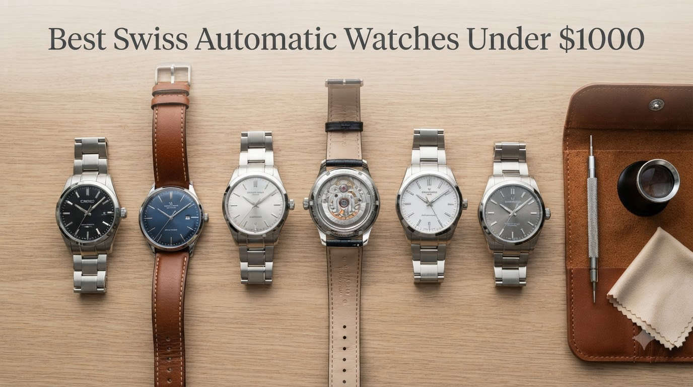 10 Best Swiss Automatic Watches Under $1000 (2026)