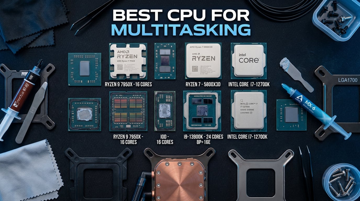 12 Best CPU for Multitasking (August 2026): Expert Tested Rankings