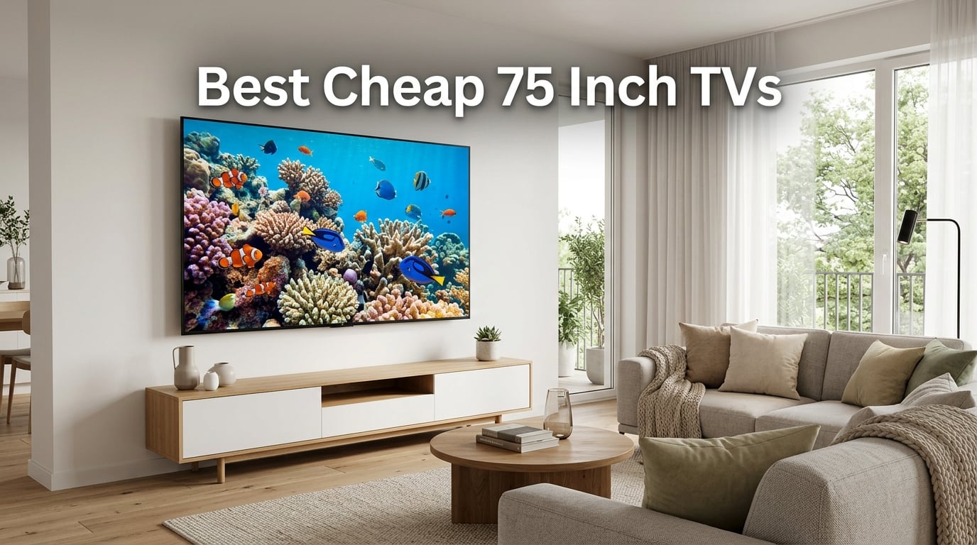 6 Best Cheap 75 Inch TVs (2026) Budget Picks Under $800