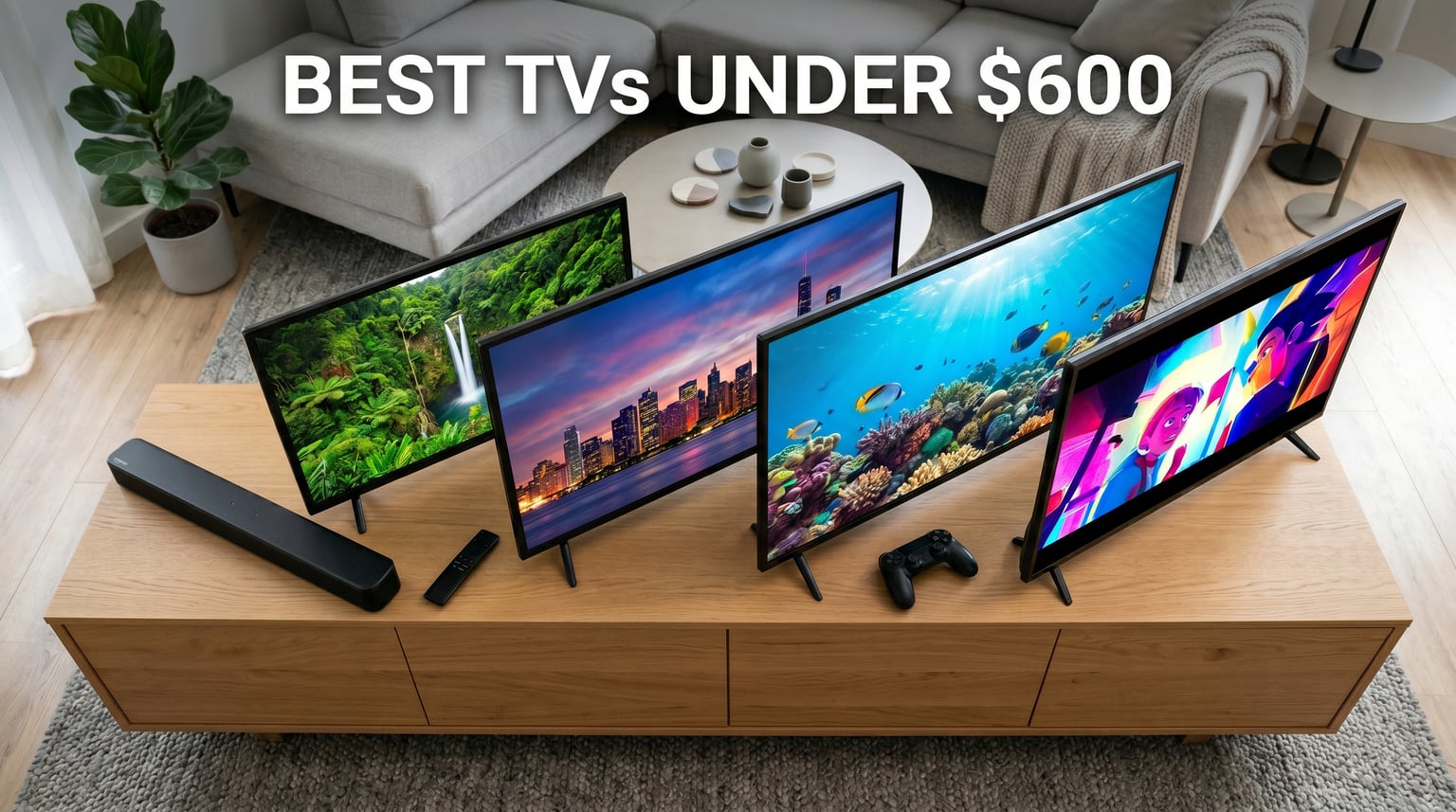 12 Best TVs Under $600 (August 2026) Tested & Ranked
