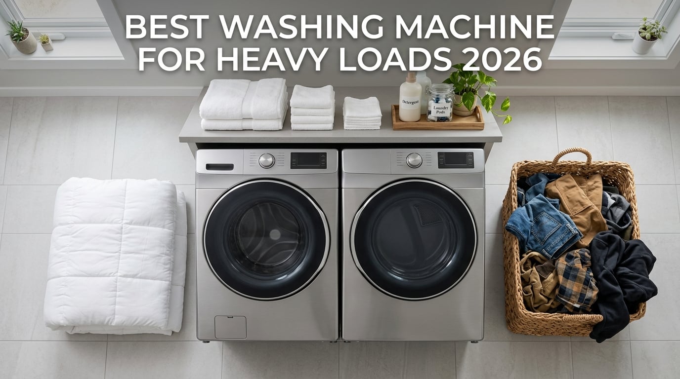 10 Best Washing Machine for Heavy Loads (August 2026)