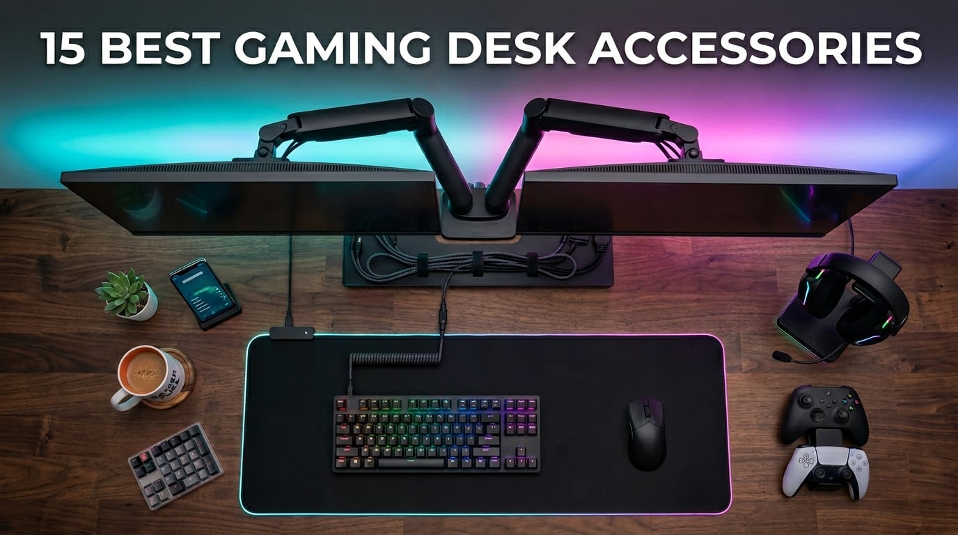 15 Best Gaming Desk Accessories (August 2026): Tested & Ranked