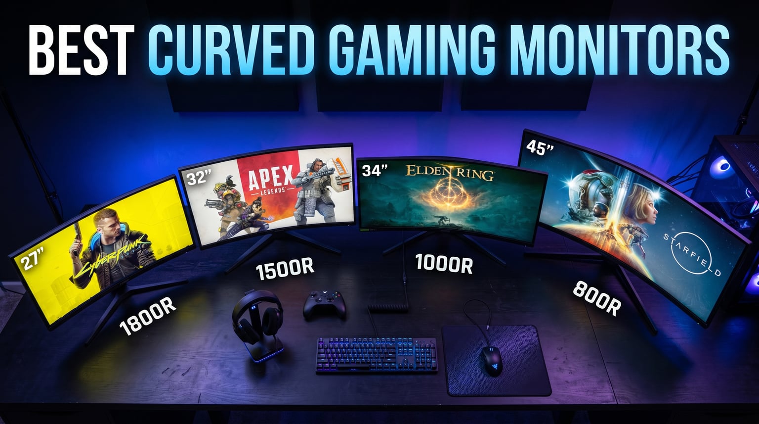 10 Best Curved Gaming Monitors (August 2026) – Expert Reviews