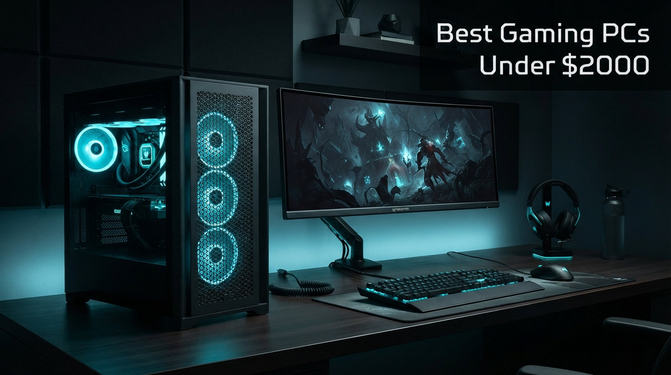 Best Gaming PCs Under $2000