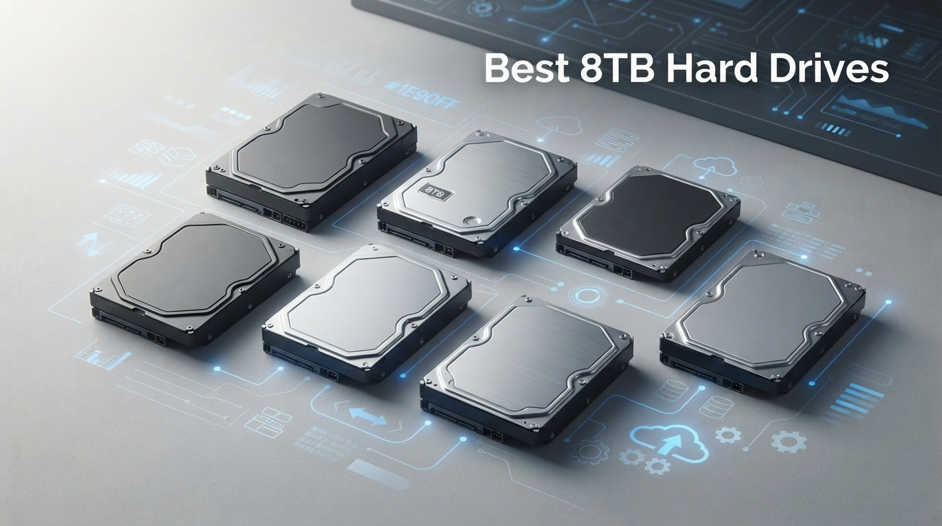 8 Best 8TB Hard Drives (August 2026): Expert Reviews