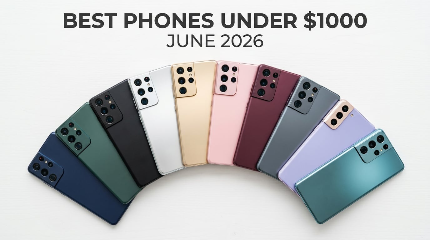 10 Best Phones Under $1000 (August 2026)