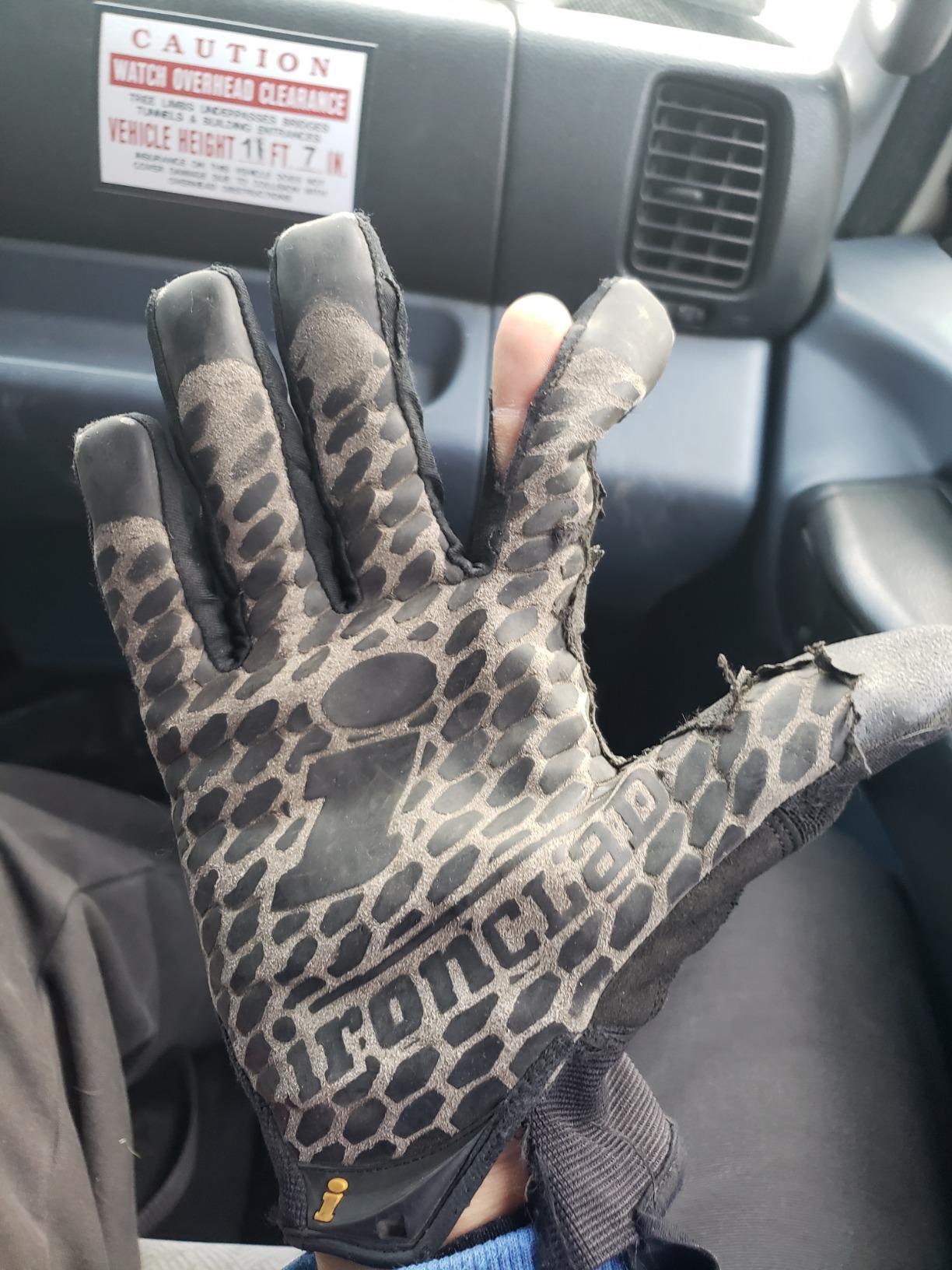 Ironclad Box Handler Work Gloves BHG, Extreme Grip, Performance Fit, Durable, Machine Washable, (1 Pair), Black customer photo 1