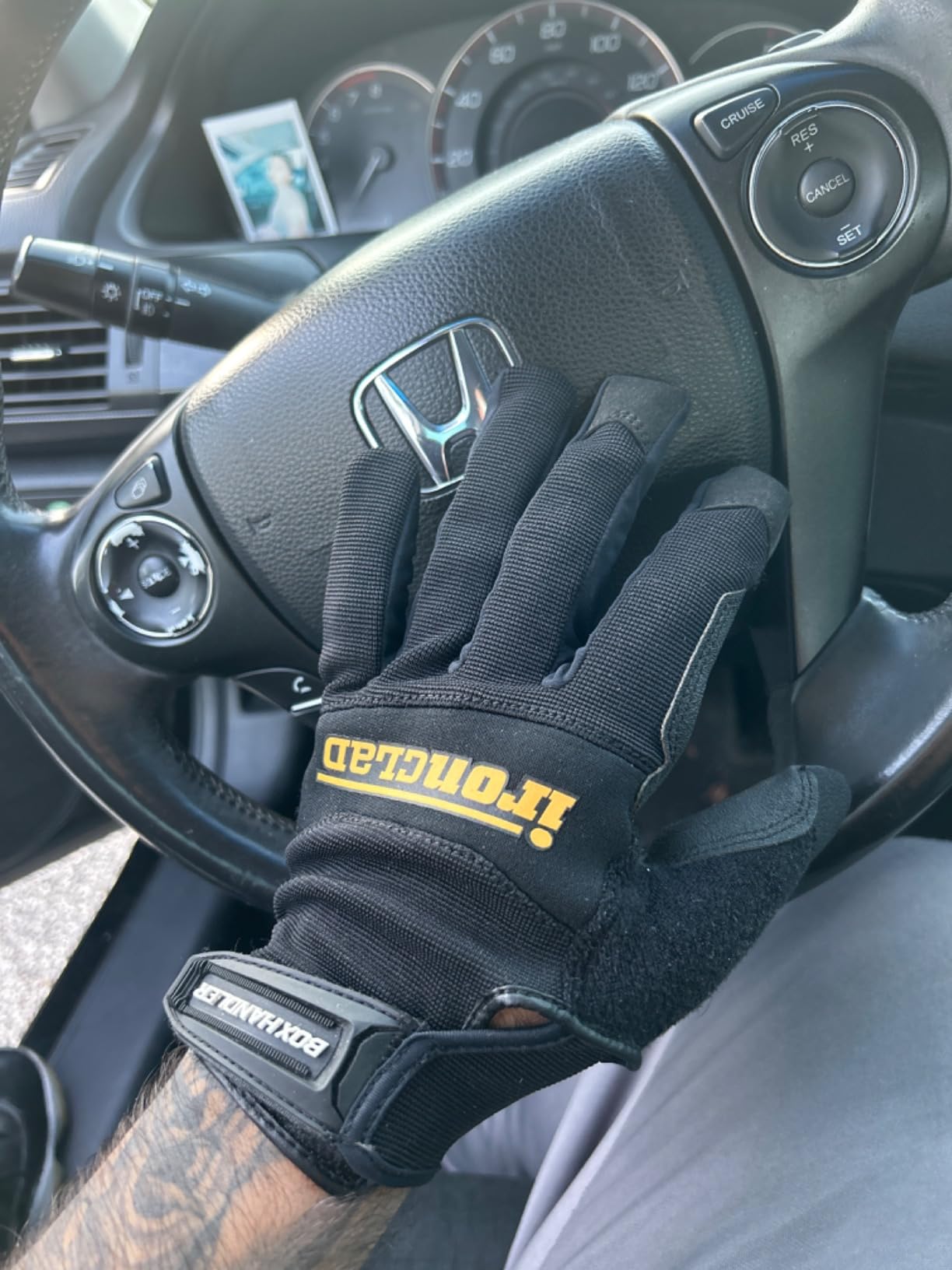 Ironclad Box Handler Work Gloves BHG, Extreme Grip, Performance Fit, Durable, Machine Washable, (1 Pair), Black customer photo 2