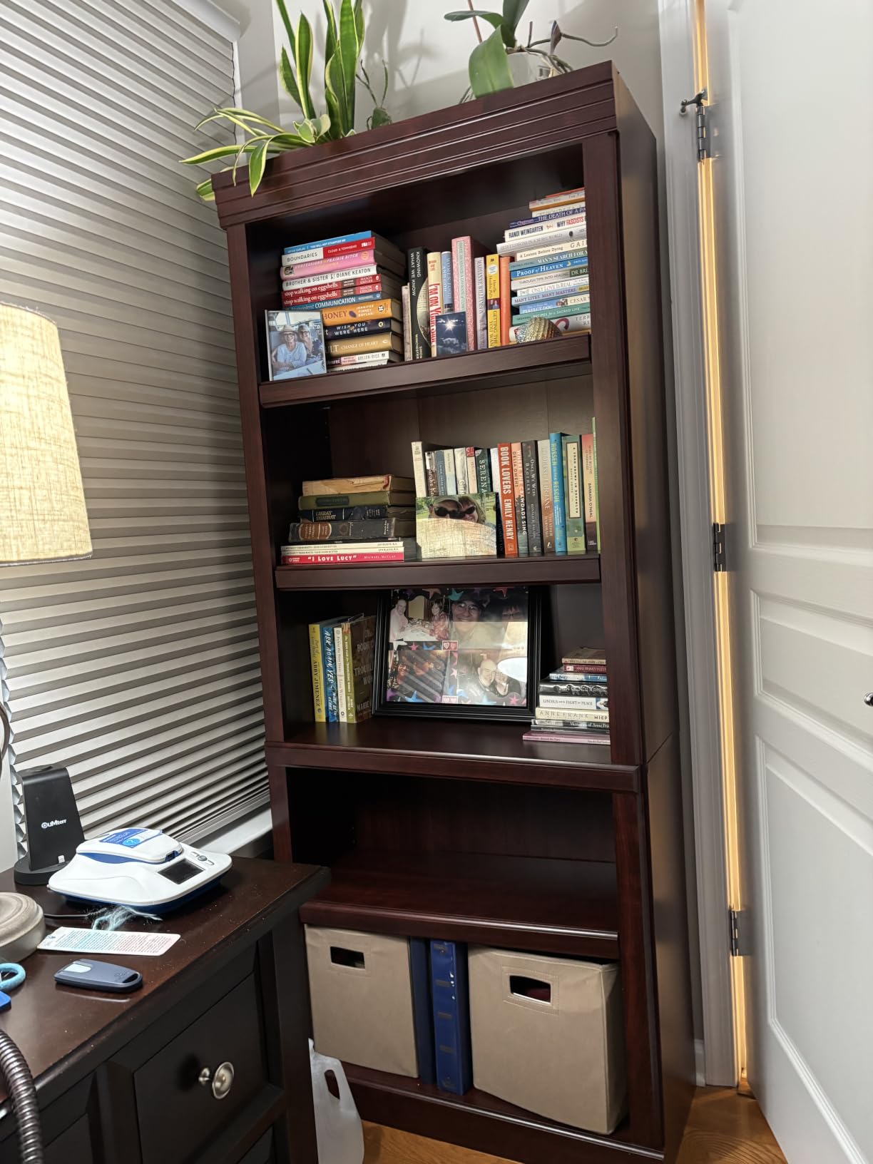 Sauder Heritage Hill Library/ Book shelf, Classic Cherry finish customer photo 1