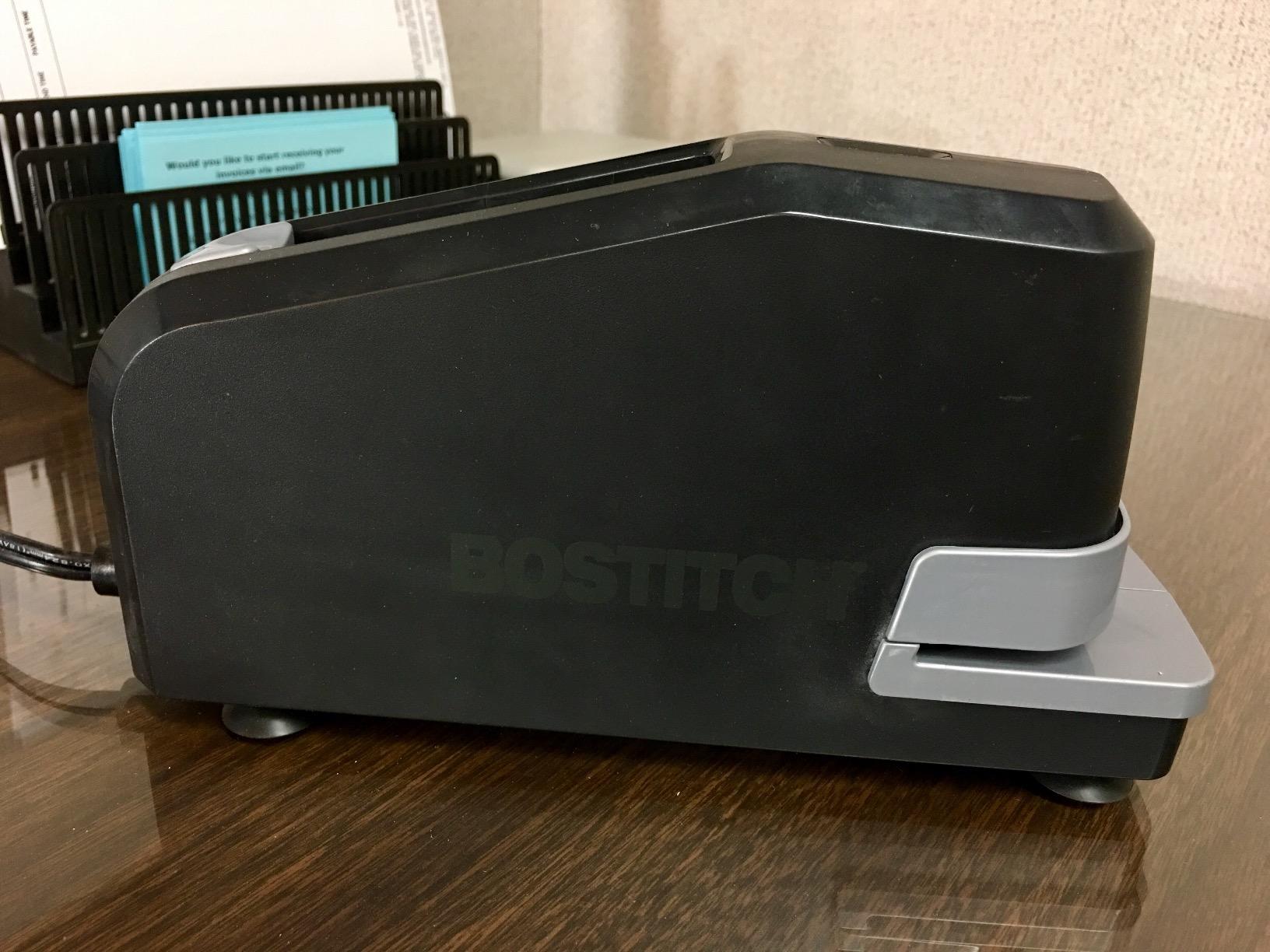 Bostitch Impulse Drive, 30 Sheet Electric Stapler, No Jam Technology, Easy Reload, Black customer photo 2