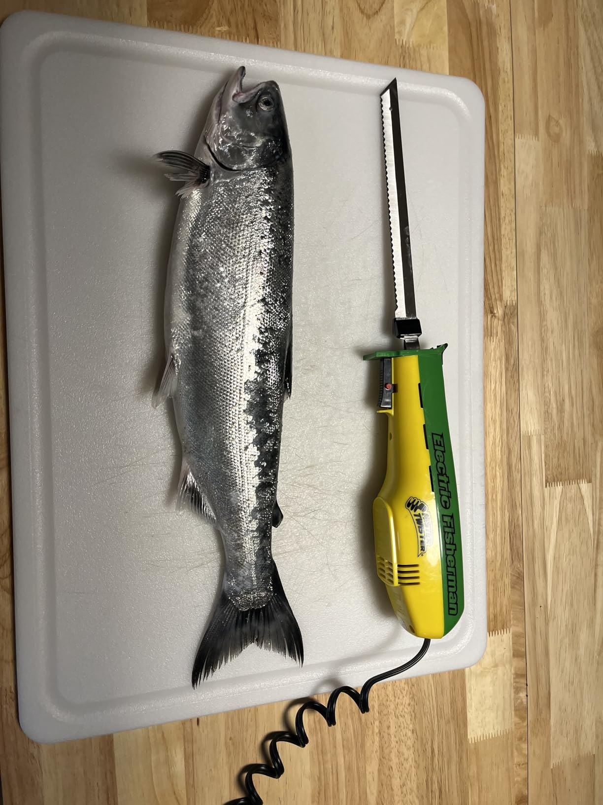 Mister Twister 120V Electric Knife (Green/Yellow) customer photo 2