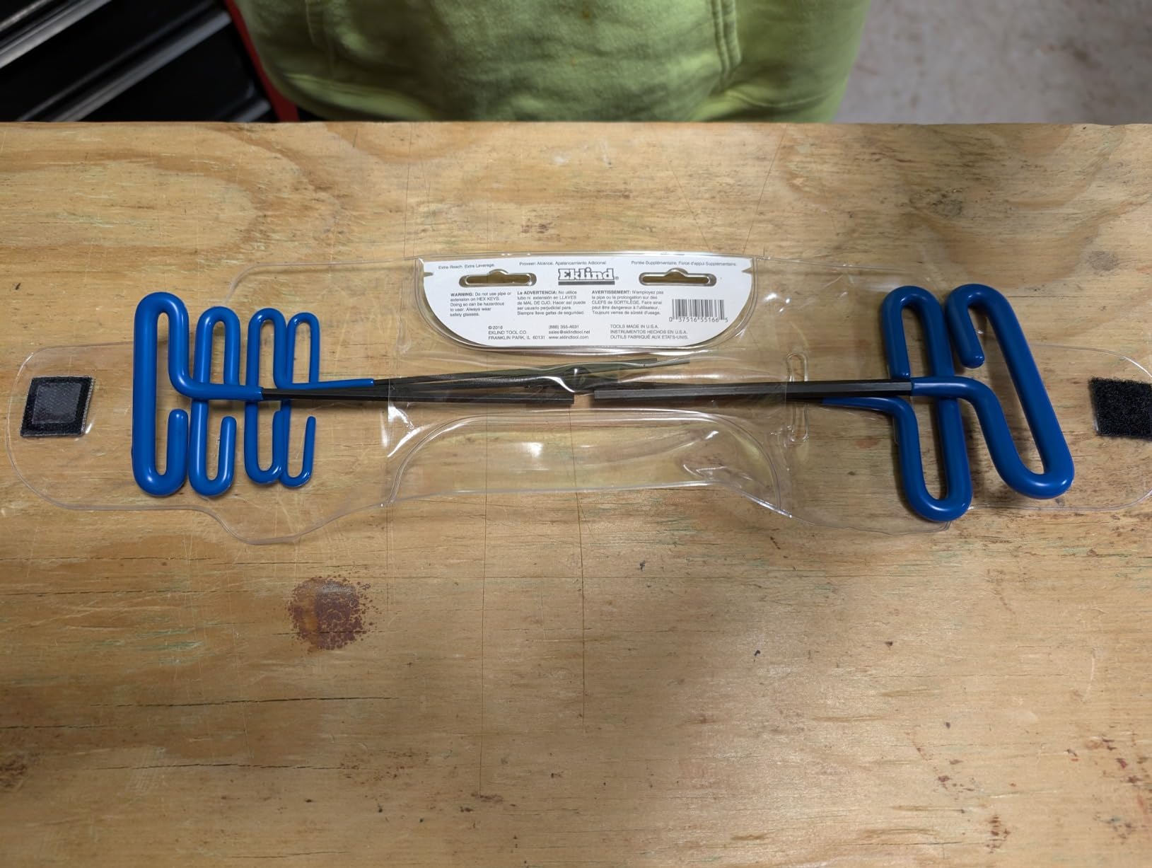 EKLIND 55166 Cushion Grip Hex T-Key allen wrench - 6pc set Metric MM sizes 2-6 (6In shaft) customer photo 1
