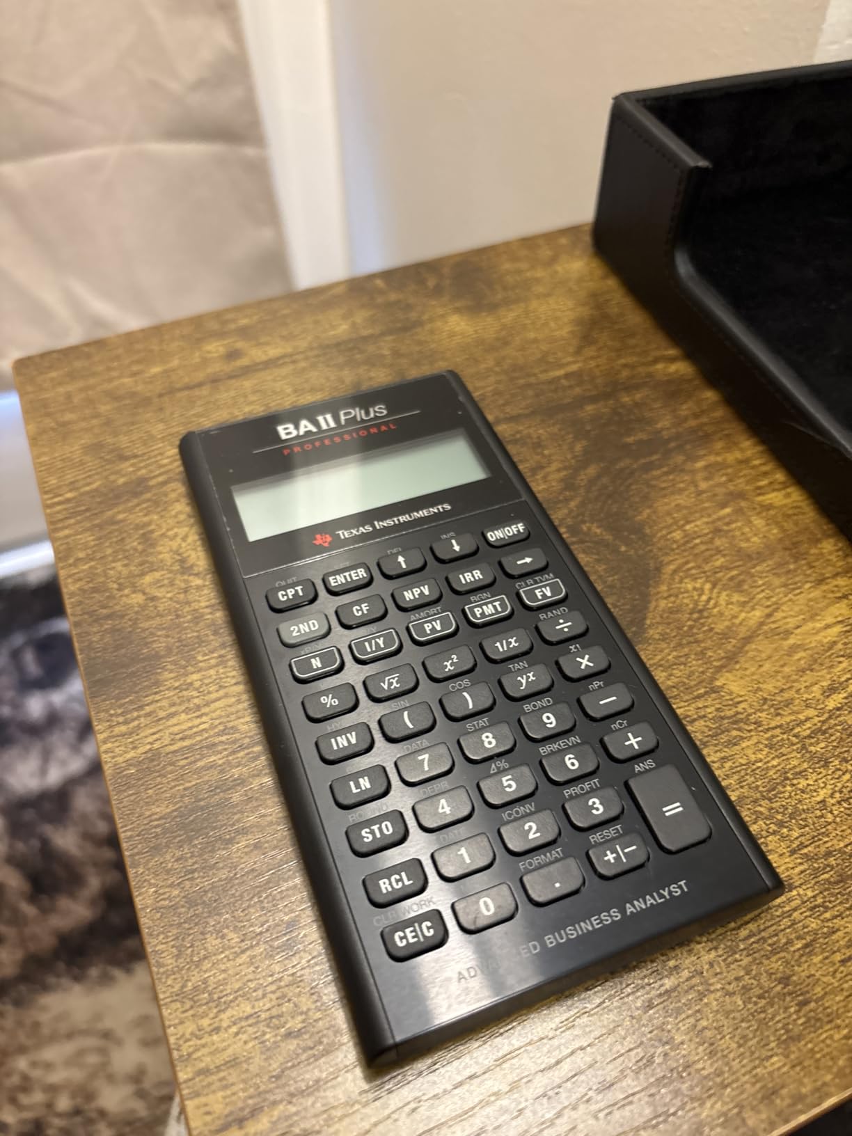 BA II Plus Professional Financial Calculator Texas Instruments customer photo 1