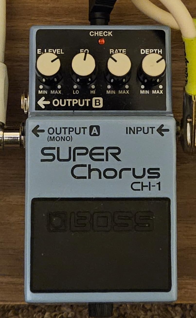 BOSS CH-1 SUPER Chorus Classic Compact Chorus Effects Pedal customer photo 1