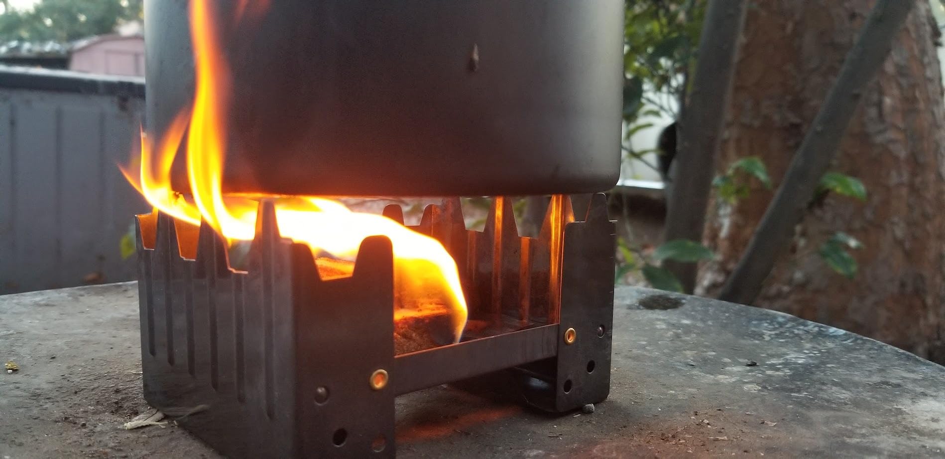 Coghlan's Emergency Stove - Lightweight, Portable Camping Stove for Backpacking, Survival, and Outdoor Cooking - Foldable Design with 24 Fuel Tablets Included (Compact for Travel and Storage) customer photo 2