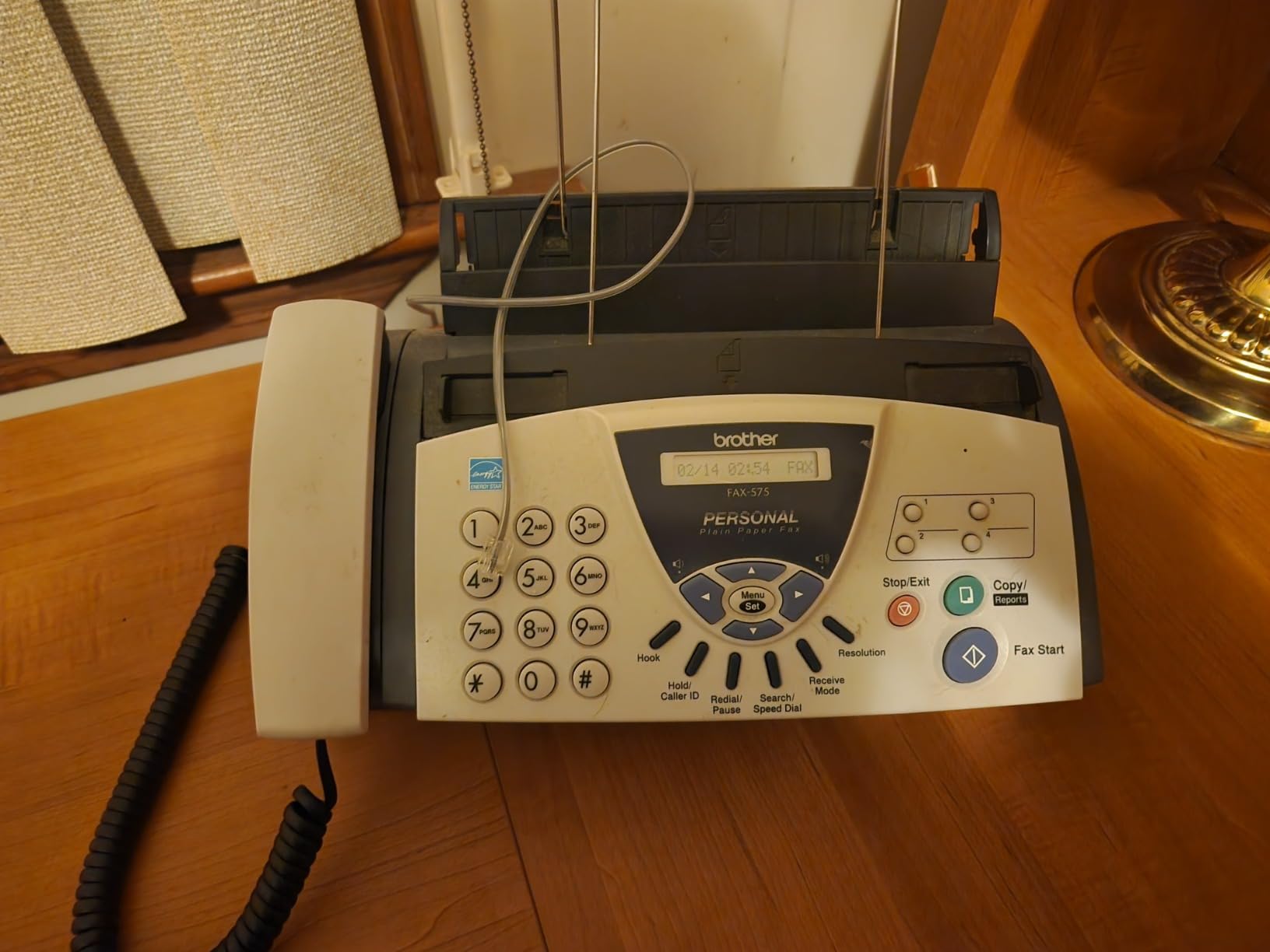 Brother FAX-575 Personal Fax, Phone, and Copier customer photo 1