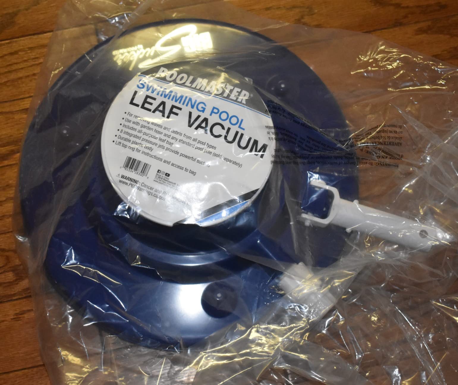 Poolmaster 28300 Big Sucker Manual Swimming Pool Leaf Vacuum Head, Blue customer photo 2
