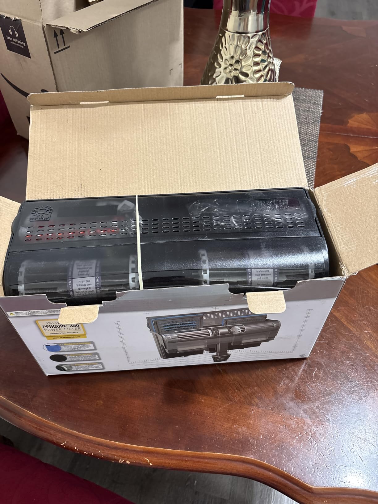 Marineland Penguin Bio-Wheel Power Filter 200 GPH, Multi-Stage Aquarium Filtration customer photo 1