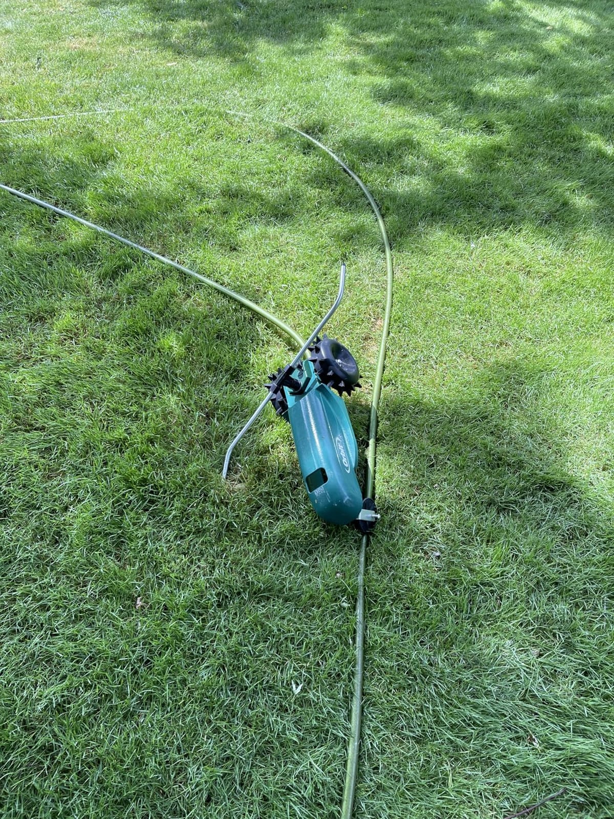 Orbit Traveling Tractor Water Sprinkler - Self-Propelled Traveling Sprinkler for Wide Lawn Coverage - Cast-Iron Body with Adjustable Coverage - Three-Speed - Automatic Shut Off - 58322 | Self-Propelled for Wide Lawn Coverage, Cast-Iron Body with Adjustable Coverage, Three-Speed & Automatic Shut Off customer photo 2