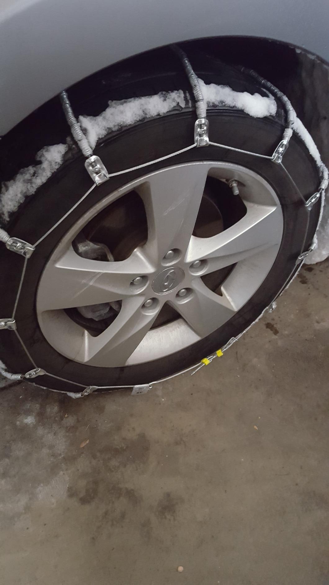 SCC SC1034 Radial Chain Cable Traction Tire Chain - Set of 2, Silver customer photo 2