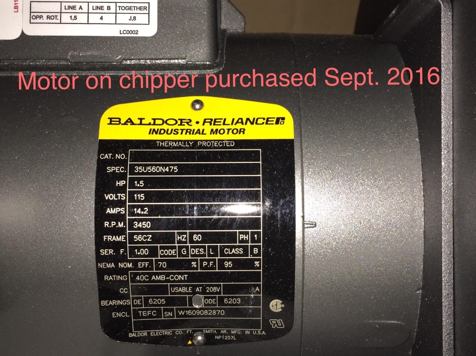 Patriot Products CSV-2515 1.5 HP Corded Electric Wood Chipper Leaf Shredder customer photo 1